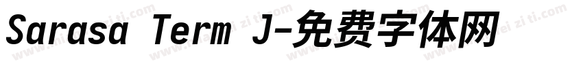 Sarasa Term J字体转换